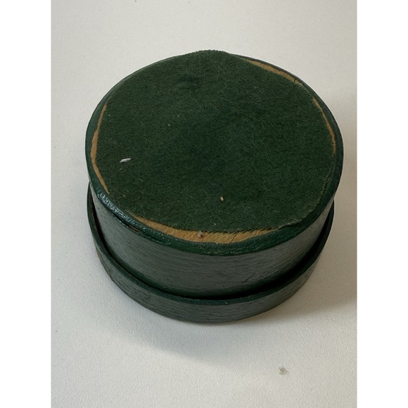 Vintage Wood Mini Trinket Box Hand Painted Floral Design Folk Art Cottagecore - Picture 3 of 6